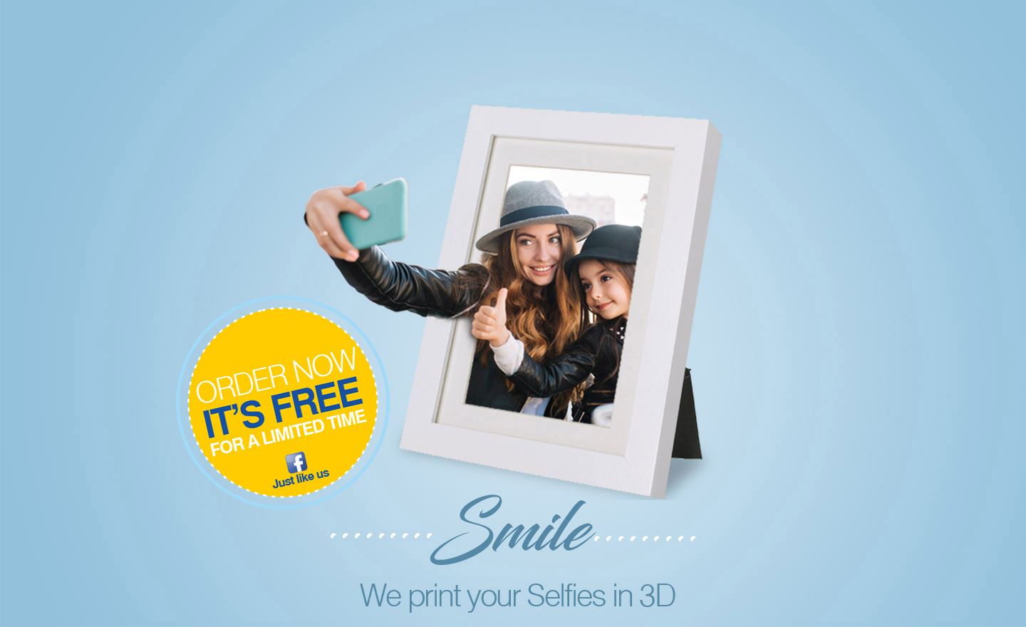 Turn your selfie into an amazing 3D lenticular picture. It's FREE for a limited time.