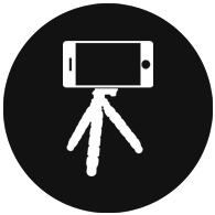 With a tripod you can make an animation like dancing or blowing candles without holding the camera. Send us the recorded video and you will get an animated photo